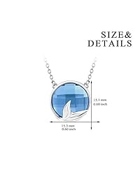YFN Sterling Silver Go in The Direction of Your Dreams Mermaid Necklace Inspirational Jewelry Graduation Gifts for Her