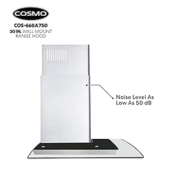 COSMO 668A750 Wall Mount Range Hood 380-CFM with