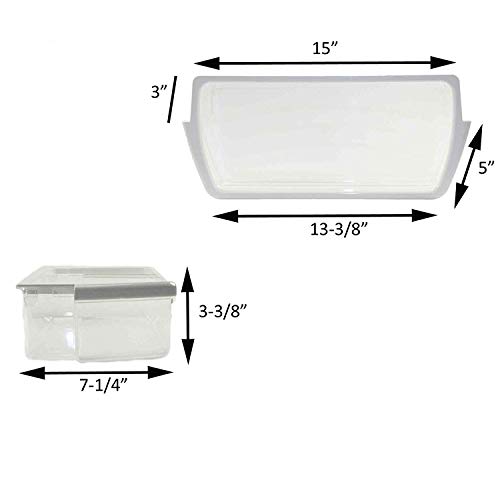 Replacement Refrigerator Door Bin - Compatible With Whirlpool W10321304, WPW10321304