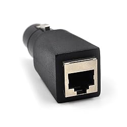 Zhupoub (2 Pack) DMX to RJ45 Connector 5 Pin XLR