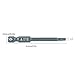 10pcs Triangle Screwdriver Bits,1/4inch Shank 65mm S2 Alloy Steel Triangle Head Screwdriver Bits Set H6.365mm2.7