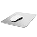 Hard Silver Metal Aluminum Mouse Pad Mat Smooth Magic Ultra Thin Double Side Mouse Mat Waterproof Fast and Accurate Control for Gaming and Office(Small 9.05X7.08 Inch) primary
