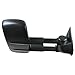 Spec-D Tuning RMX-C1088-M-FS Chevrolet Chevy C10 Pick Up Truck Manual Side Towing Mirrors Black