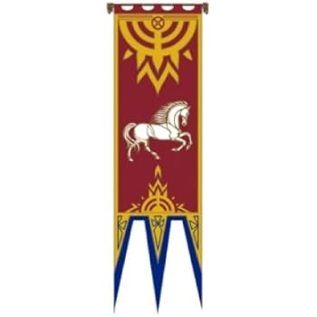 Amazon Com Lord Of The Rings Flag Banner Of Rohan Iv