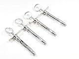 4 Premium Aspiring Dental Syringes 1.8mL ANESTHETIC ONE Ring with Finger Rests Surgical Dental Instruments CYNAMED