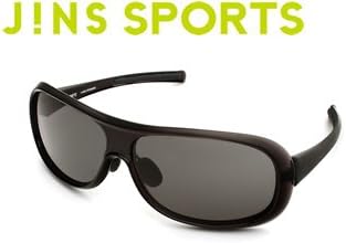 Amazon Jins Sports 目元をしっかり覆うゴーグル風スポーツサングラス Black Jins Sports スポーツサングラス