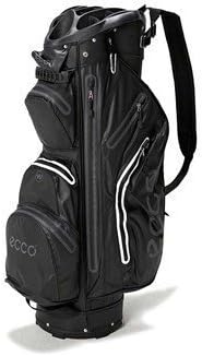 Ecco 2016 Cart Trolley Golf Bag Watertight - 14 Way Divider - 9 Pockets - Black by Waterproof Cart Bag