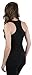 ToBeInStyle Women's Racerback Solid Print Tank Top - Black - Large