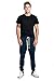 PROGO USA Men's Joggers Sweatpants Basic Fleece Marled Jogger Pant Elastic Waist (Small, Navy (Slanted Pocket))