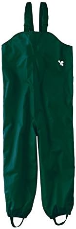 Muddy Puddles Little Boys' Waterproof Bib Overalls Bib and Brace Green