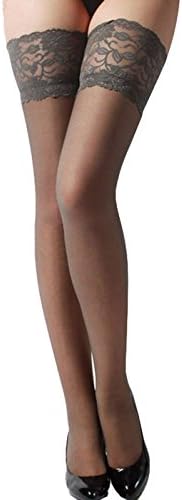 Wien Paris London Women's Lace Thigh High Stockings