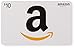 Amazon.com $10 Gift Card in a Red Holiday Gift Tag