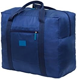 Foldable Travel Duffel Bag,Folding Packable Travel Luggage Duffle Tote Bag Lightweight for for Luggage,Sports Gear or Gym Duffle-33L (Navy Blue)