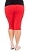 Clothes Effect Woman Plus Size Elastic Waist Cotton Capri Leggings,USA Made, Multiple Colors Available