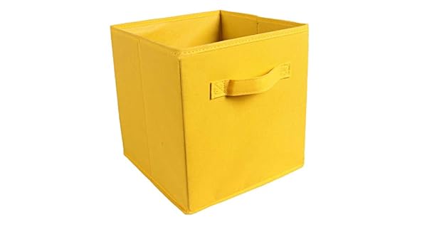 Flameer Foldable Cube Storage Bin Sundries Organizer Basket Fabric
