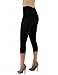 Delfin Spa Women’s Body Slimming Shapewear Capris - Petite Thru Plus Size