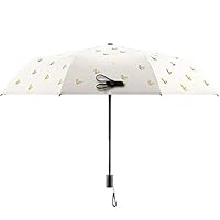 Ffrzd Ultralight Small Sun Umbrella Sun Protection UV Female Folding Umbrella Dual-use Sun Protection 50 Fold Umbrella