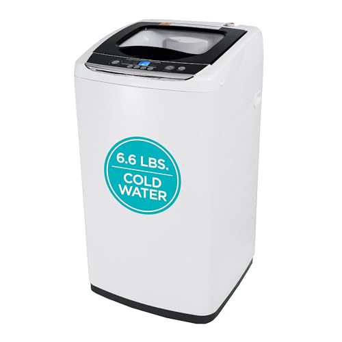 BLACK+DECKER 0.9 Cu. Ft. Portable Washer, 6.6 lb. Capacity, BPWM09W, White