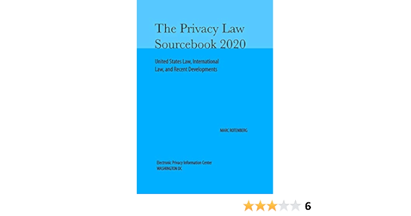 Privacy Law Sourcebook 2020 9781732613935 Reference Books Amazon Com
