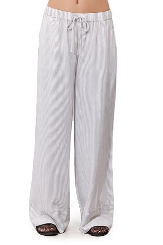 Gottex Beach Life Wide Leg Beach Pant Cover-Up -Drawstring Waist, Wide Leg, Sid…