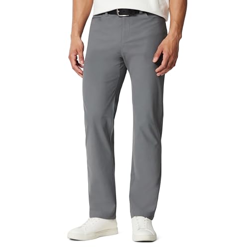 Amazon Essentials Men's Classic Fit 5 Pocket Commuter Pants, Charcoal, 31WX34L