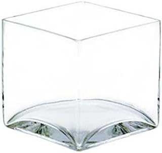 Ampros Awards Square Glass Vase