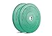X Training Equipment Premium Color Bumper Plate Solid Rubber with Steel Insert - Great for Crosstraining Workouts (10lb Pair (Green))