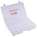BASSDASH Fishing Tackle Box Lure Tray Plastic Utility Storage 3600 3700 Boxes with Adjustable Dividers