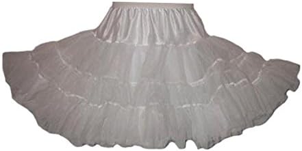 New ICM Girls Knee Length Slip 6X White (ICM 500)