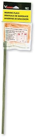 C.H. Hanson 15217 21 inch Oversized Marking Flags, Fluorescent Orange (100 pack)
