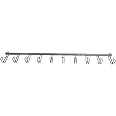 Intrepid International Portable 10-Hook Bridle Rack - Compact, Lightweight, and Durable Equestrian Tack Storage Solution for Bridles, Halters, and More