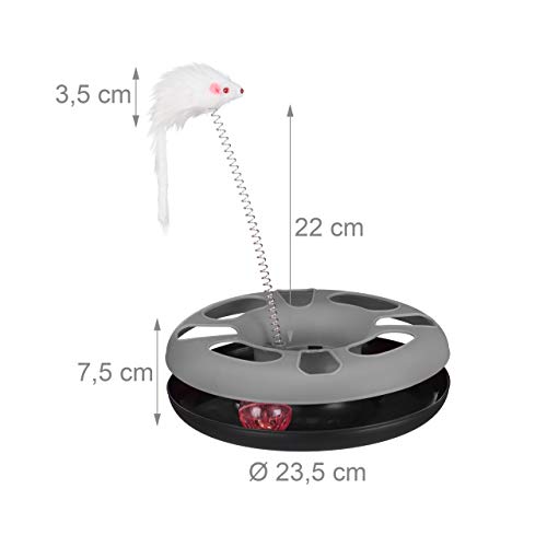 Relaxdays-Katzenspielzeug-mit-Maus-Kugelbahn-Ball-mit-Glckchen-Cat-Toy-Training-Beschftigung-versch-Farben