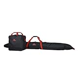 High Sierra Ski Bag/Boot Bag Combo-Black/Red