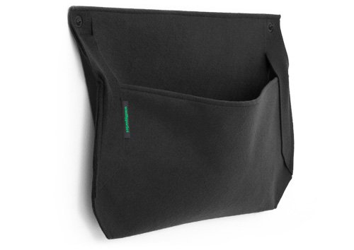 Living Wall Planter INDOOR/OUTDOOR USE w/Reservoir  (Color: Black) Vertical Garden (Modular, Sustainable, Eco, Green) Hanging Planter