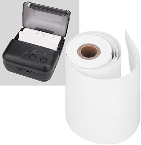 Rouleaux de Papier Thermique 80 x 40 mm, 11 Mètres de Long, Smooth, 1 Rouleau