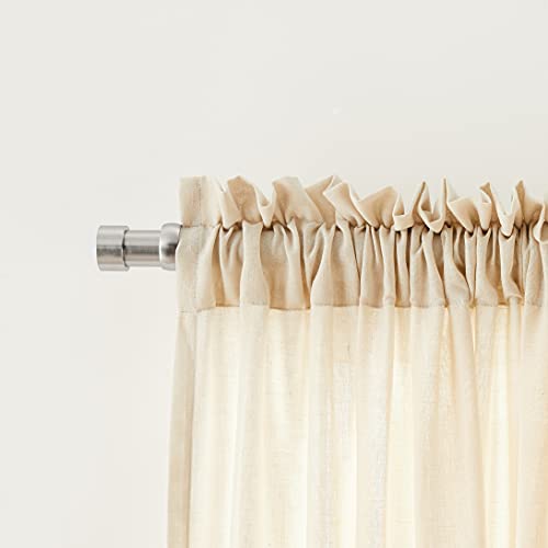 Umbra Cappa, 11/4” Adjustable Curtain Rod for Windows 72 to 144