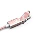 USB 3.1 Type A Male to A Female Adapter / Connector Cable In Favorite Apple, PC & Device Colors, Aluminum Body, 13cm Tangle Free Braided Cord For Charging, Data Transfer by Adam Elements - Rose Gold