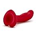 Blush Platinum Silicone 6 Inch Dildo Heart Base