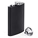 Flasks for Liquor for Men, Kmeivol Flasks For Liquor, Stainless Steel Hip Flasks Leak Proof Tested Pocket Flask Black 8 oz Durable Construction Flask and Funnel Set, Flasks for Liquor for Women