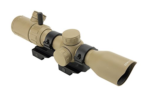 thumbnail image 2 of Monstrum Tactical 2-7x32 Rifle Scope – Illuminated Range Finder Reticle, AO, With Rings 2 of 9