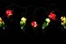 Set of 10 Beach Party Summer Garden Patio Colorful Tropical Parrot Bird Christmas Lights-White Wire