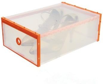 Shoe boxes, can be as a small shoe ark, thickening of the plastic transparent box