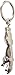 Jaguar Leaper Cat Chrome Key Chain