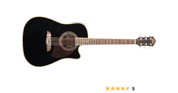 Amazon.com: Oscar Schmidt og2ceb Dreadnought Guitarra Eléctrica y Acústica  : Instrumentos Musicales