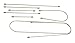 Complete Brake Line Kit, Beetle, 68-77, Compatible with Dune Buggy