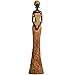 CASA FEBUS - Golden African Woman Sculpture, Maasai Lady Figurine, Statue Decor Collectible Art Piece 4