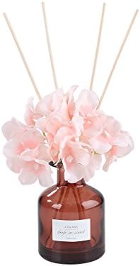 Diffuser Gift Set [Ecofriends] Handmade Natural Aromatherapy 100% Phthalate free Premium Perfum Fringe Diffuser Gift Set &amp; Kit (Pink-english pear &amp; freesia)