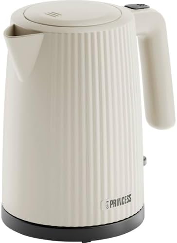 Bouilloire Wave, 1,7L, 360° sans fil, 2200W, sans BPA, protection à sec et surchauffe, niveau d’eau, filtre amovible, arrêt automatique, câble 0,7m, 236048
