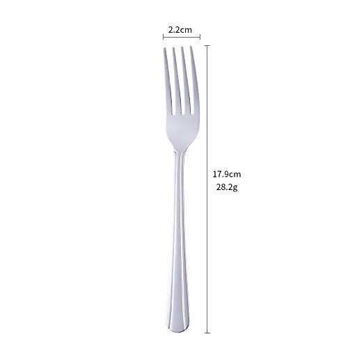 18/0 Stainless steel Dinner Forks 7 inch Set of 12 - BUY&USE