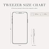 Tweezerman Mini Slant Tweezer Exclusive Evening Blue Precision Brow Shaping view 3